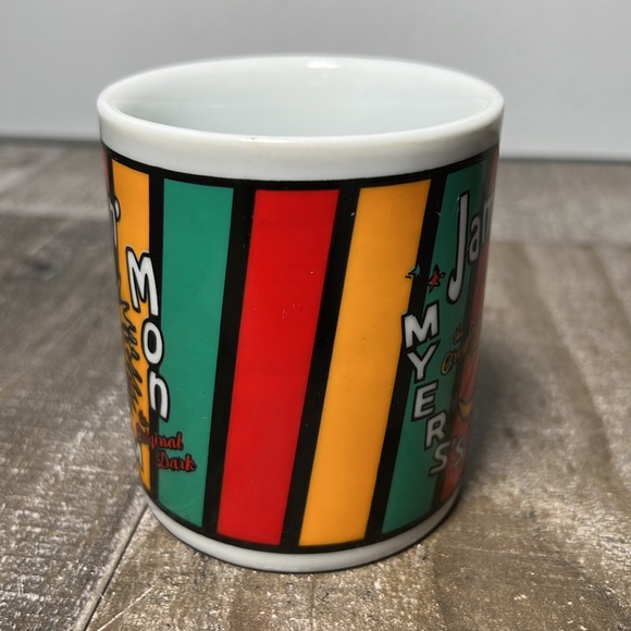 Vintage 1995 Myers's Rum Jammin' Mon Coffee Cup Sun/Half Moon - Picture 3 of 5